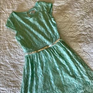 xhilaration  Light Green Lacy Dress